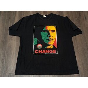 Barack Obama CHANGE Presidential‎ Inauguration XL Black History Tee